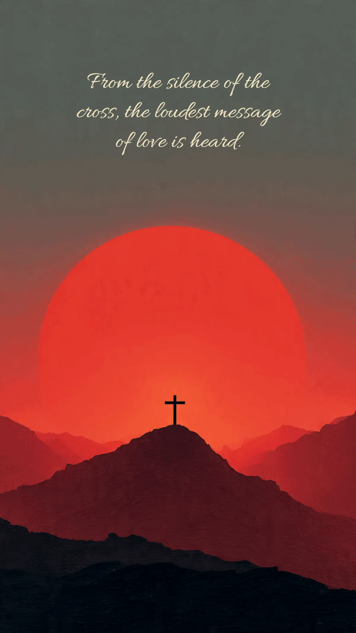 Free Good Friday Mobile Wallpaper Template to Edit Online