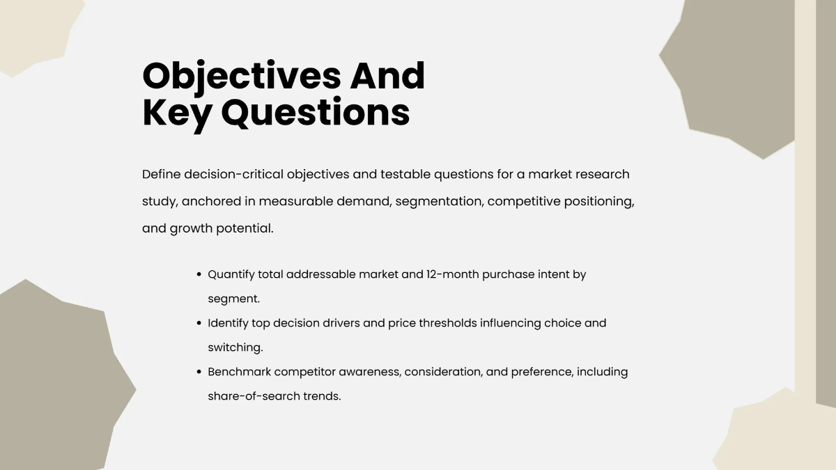 Free Market Research Presentation Template to Edit Online