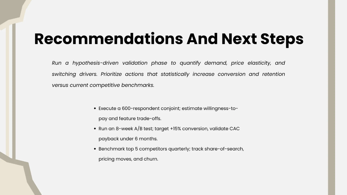 Free Market Research Presentation Template to Edit Online