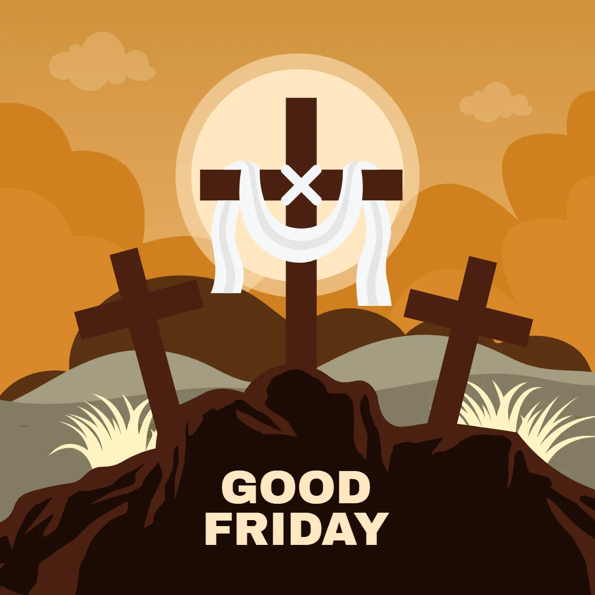 Free Good Friday Vector Clip Art Templates to Edit Online