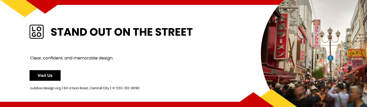 Free Company Outdoor Billboard Template to Edit Online