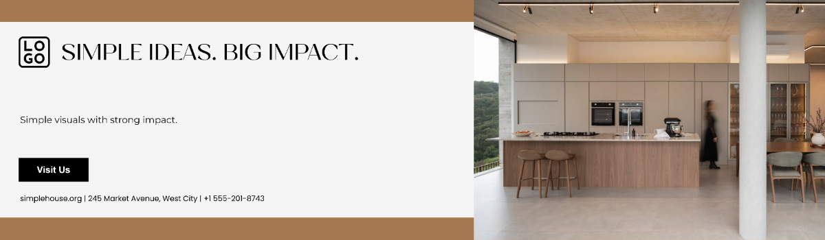 Free Minimal Display Billboard Template to Edit Online