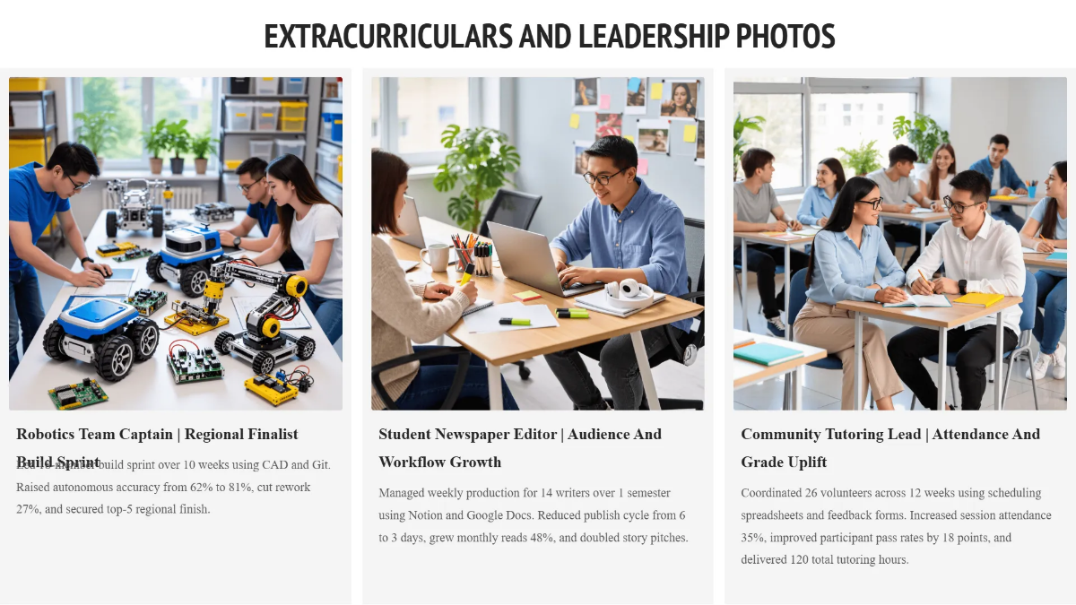 Free Portfolio Presentation for Students Template to Edit Online