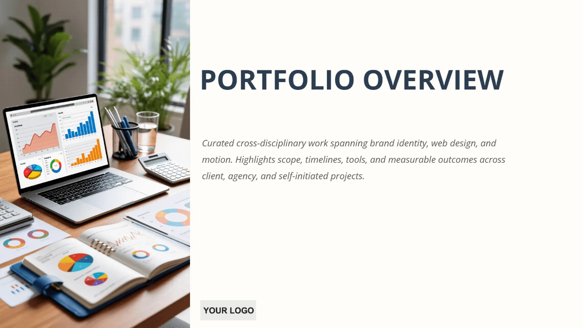 Free Creative Professional Portfolio Deck Template to Edit Online Free Creative Professional Portfolio Deck Template to Edit Online