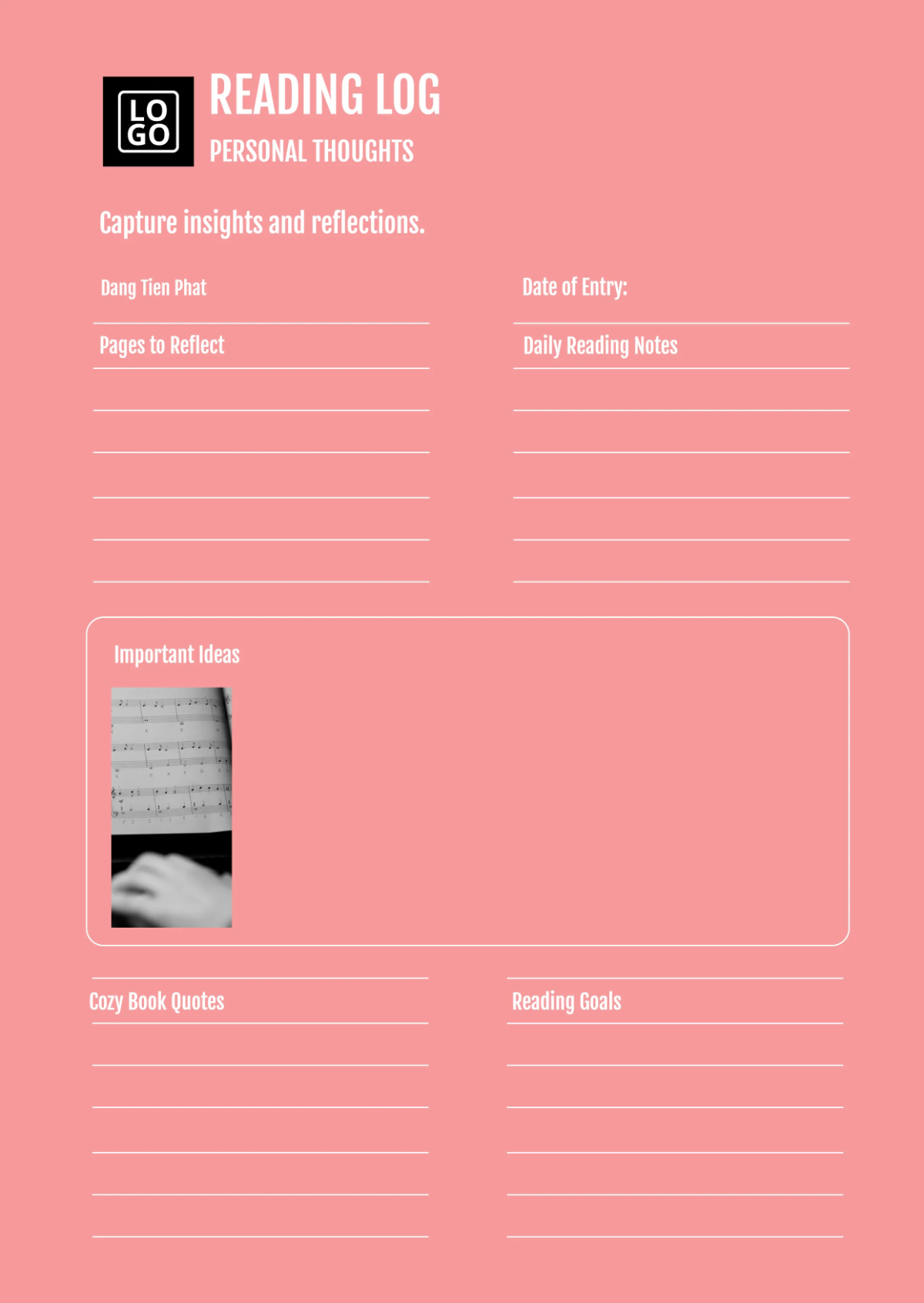 Free Reading Log Journal Template to Edit Online Free Reading Log Journal Template to Edit Online