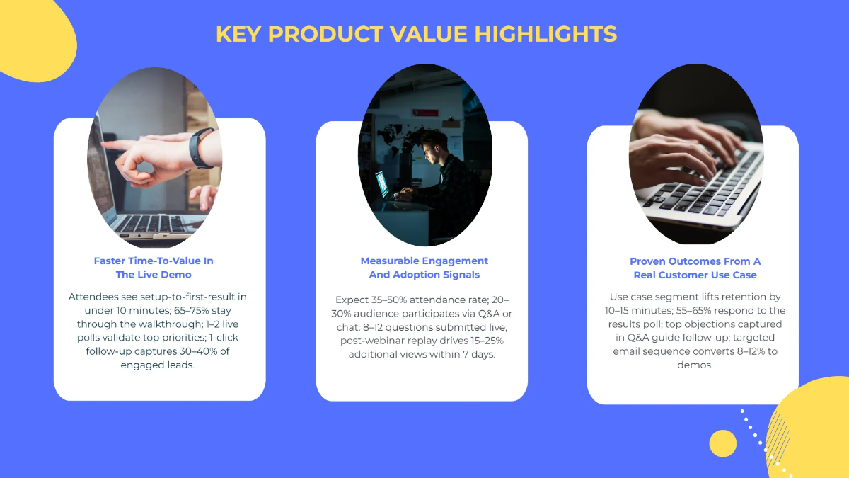 Free Product Demo Live Q&A Template to Edit Online