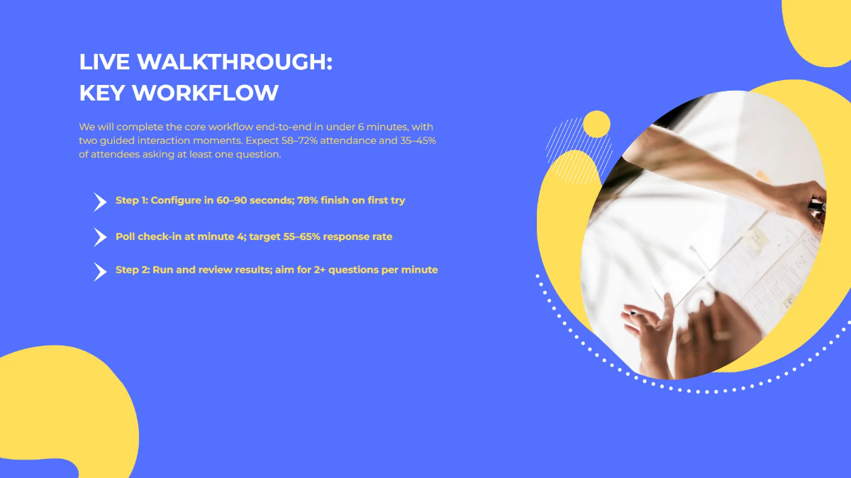 Free Product Demo Live Q&A Template to Edit Online