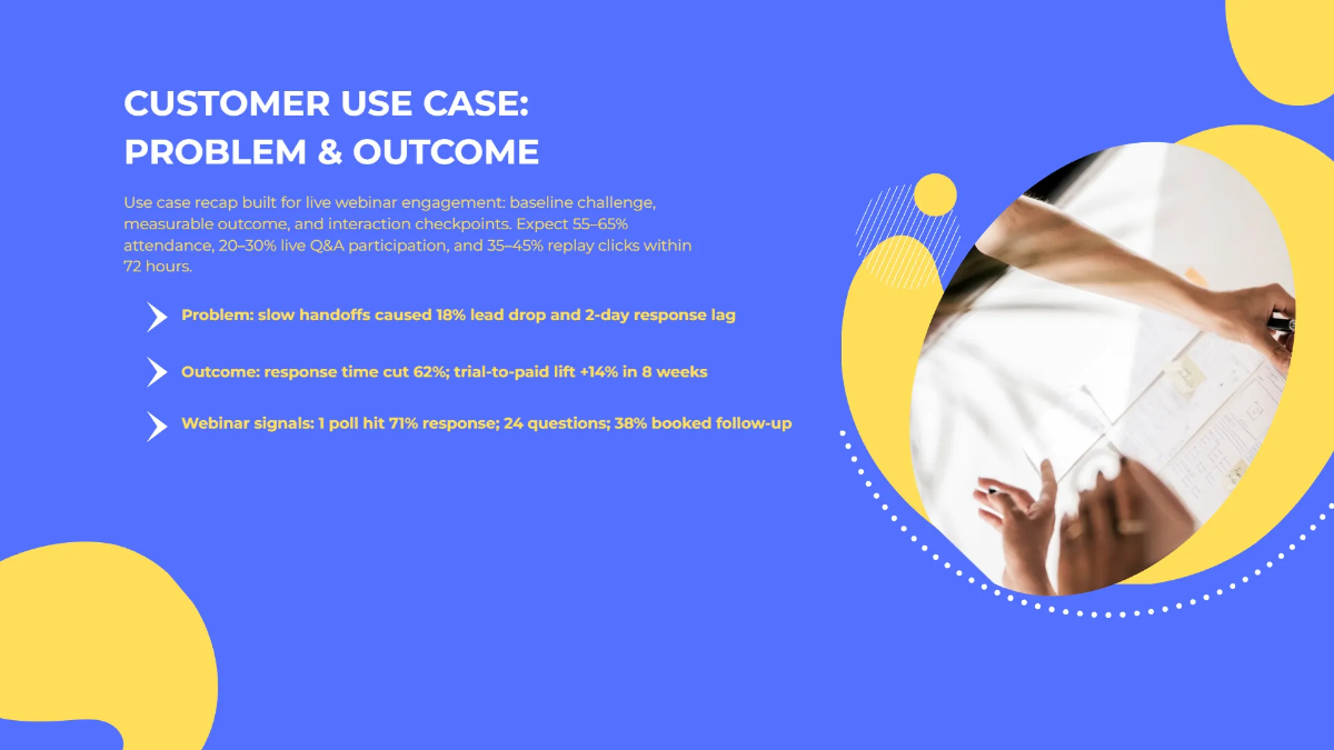 Free Product Demo Live Q&A Template to Edit Online