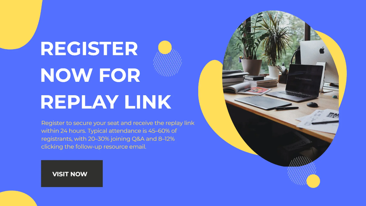Free Product Demo Live Q&A Template to Edit Online