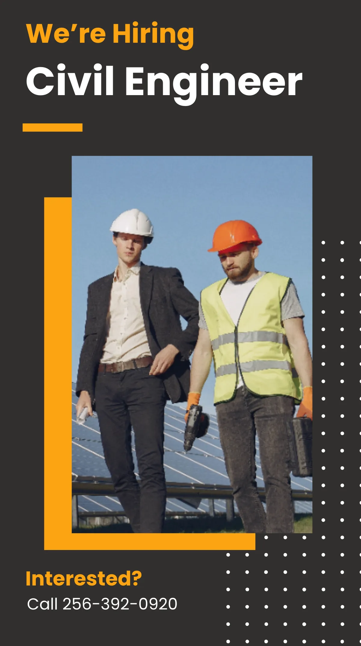 Free Construction Hiring Instagram Story Template to Edit Online Free Construction Hiring Instagram Story Template to Edit Online