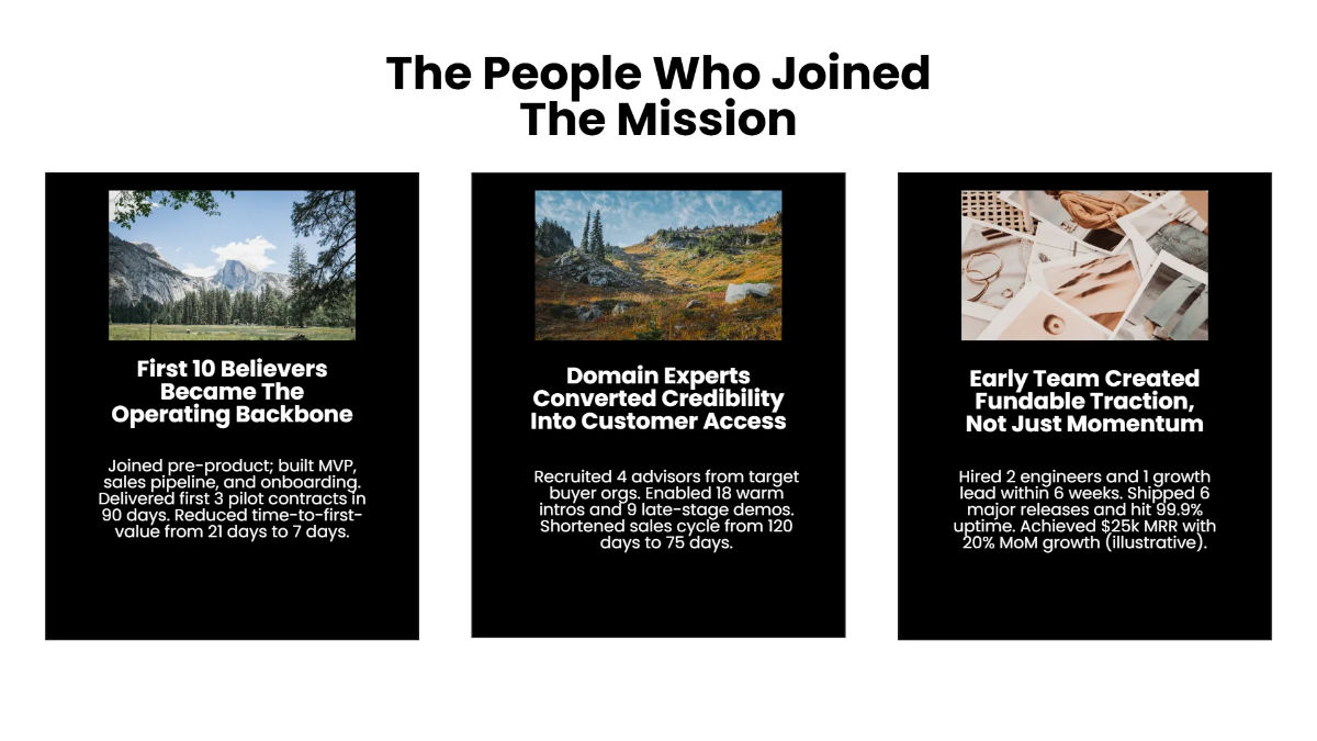 Free Founder Origin Story Template to Edit Online