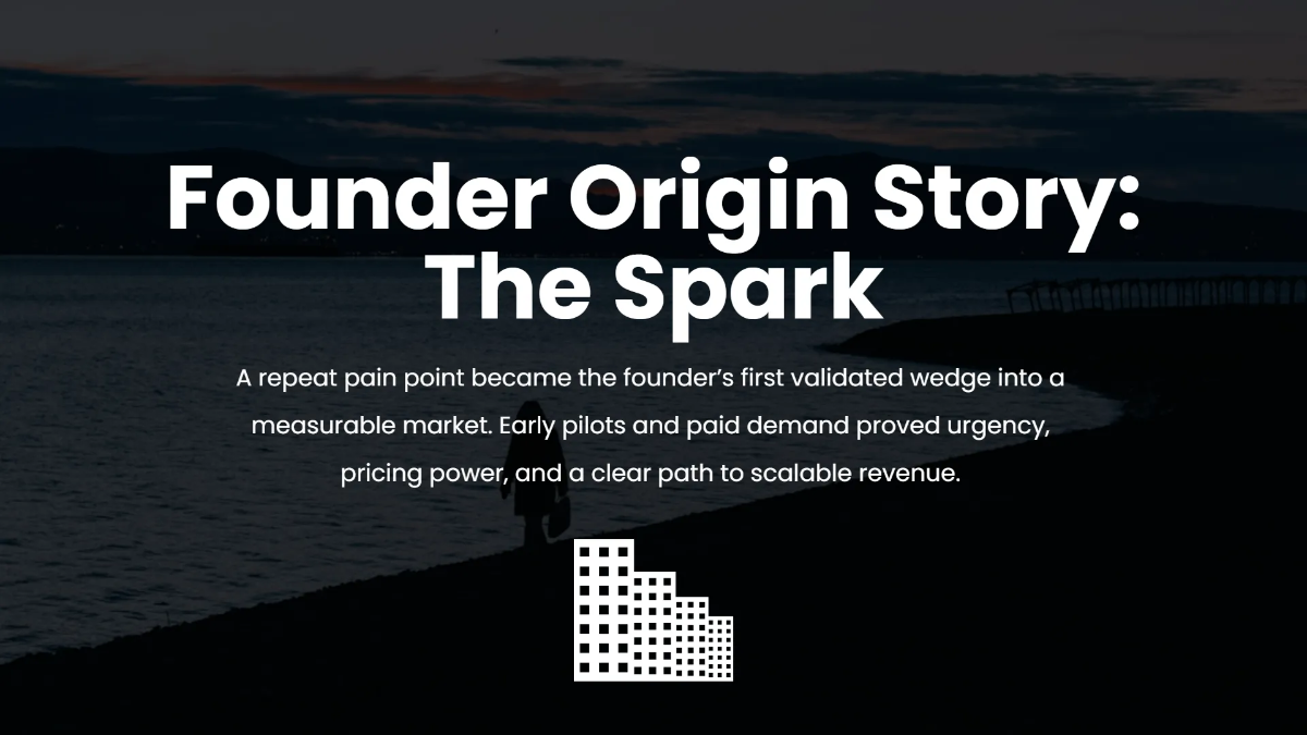 Free Founder Origin Story to Edit Online