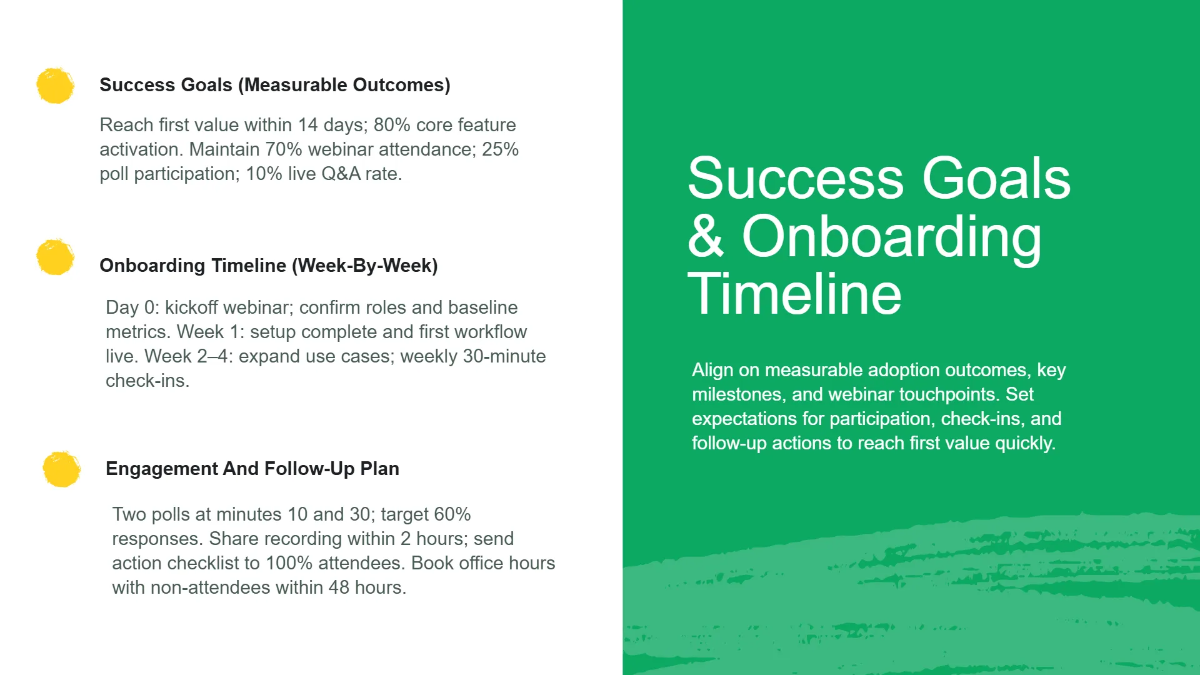 Free Customer Onboarding Session Template to Edit Online