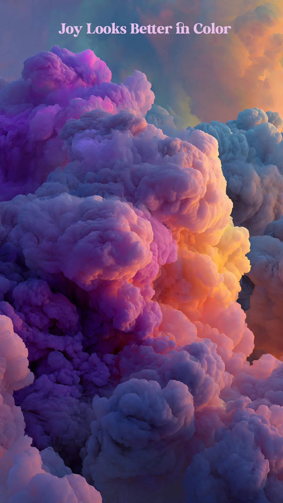 Free Cloudy Color Holi Wallpaper Template to Edit Online
