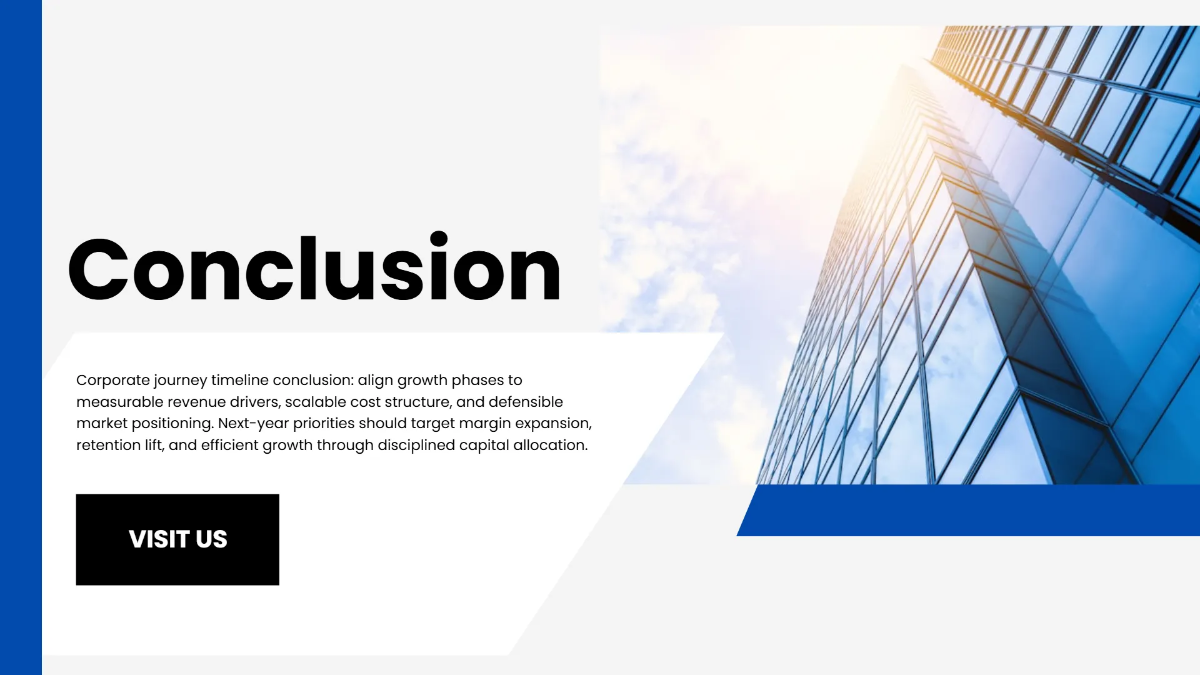 Free Corporate Journey Timeline Template to Edit Online