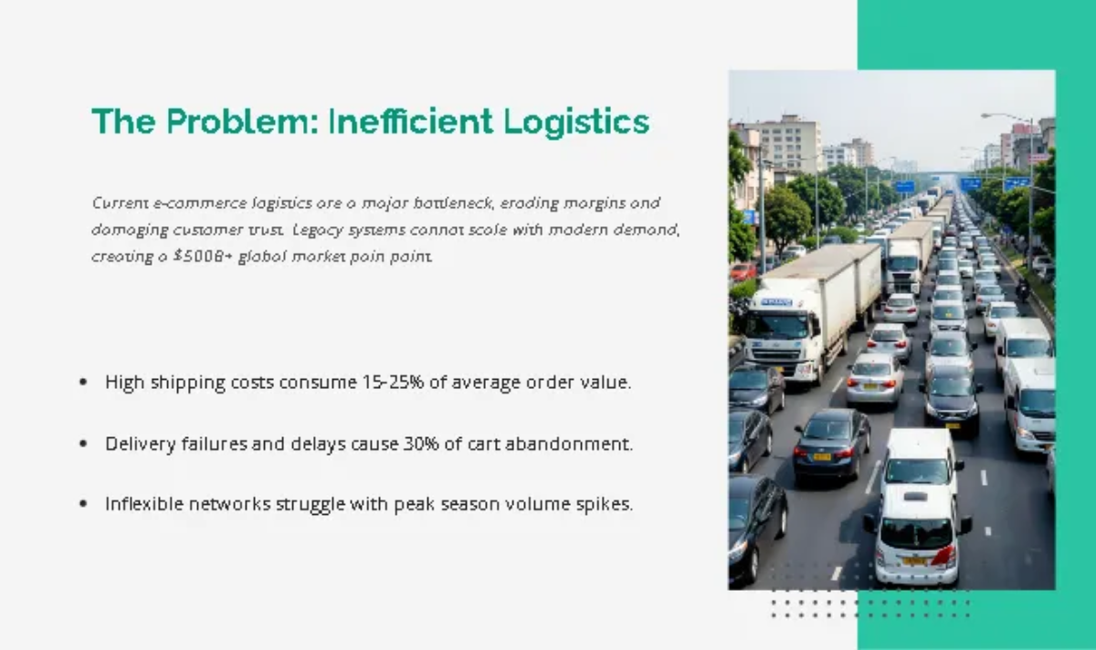 Free E-commerce Business Funding Pitch Deck Template to Edit Online