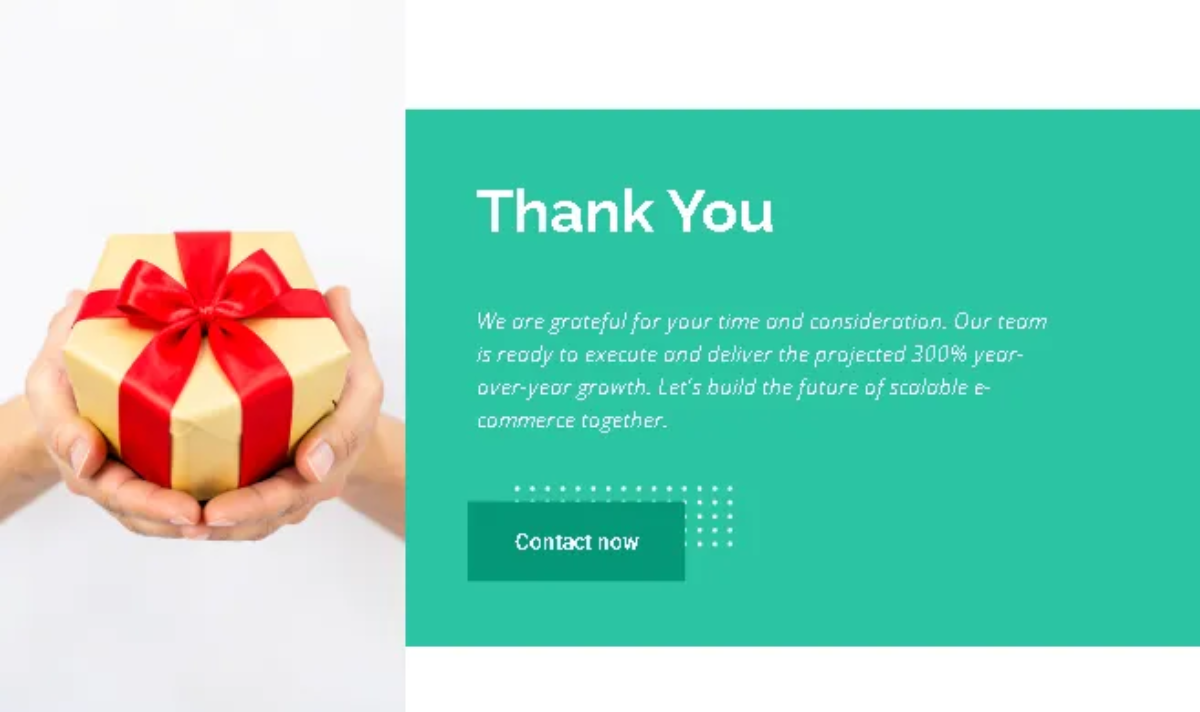 Free E-commerce Business Funding Pitch Deck Template to Edit Online