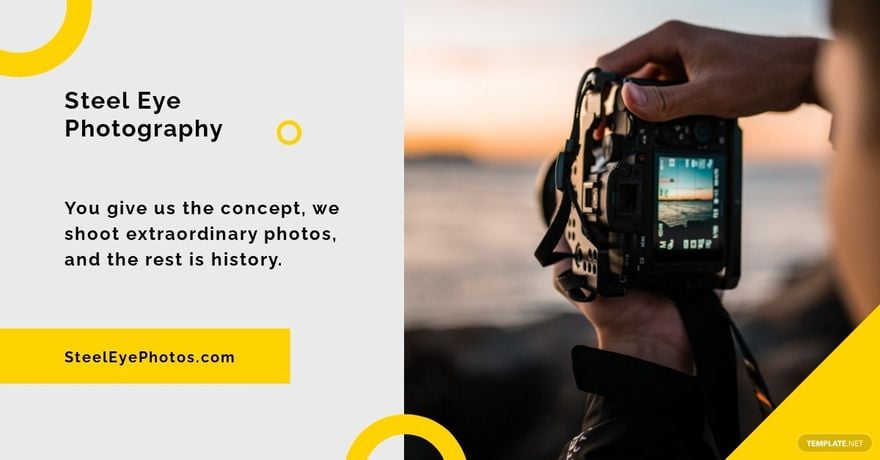 Photography Facebook Ad Template