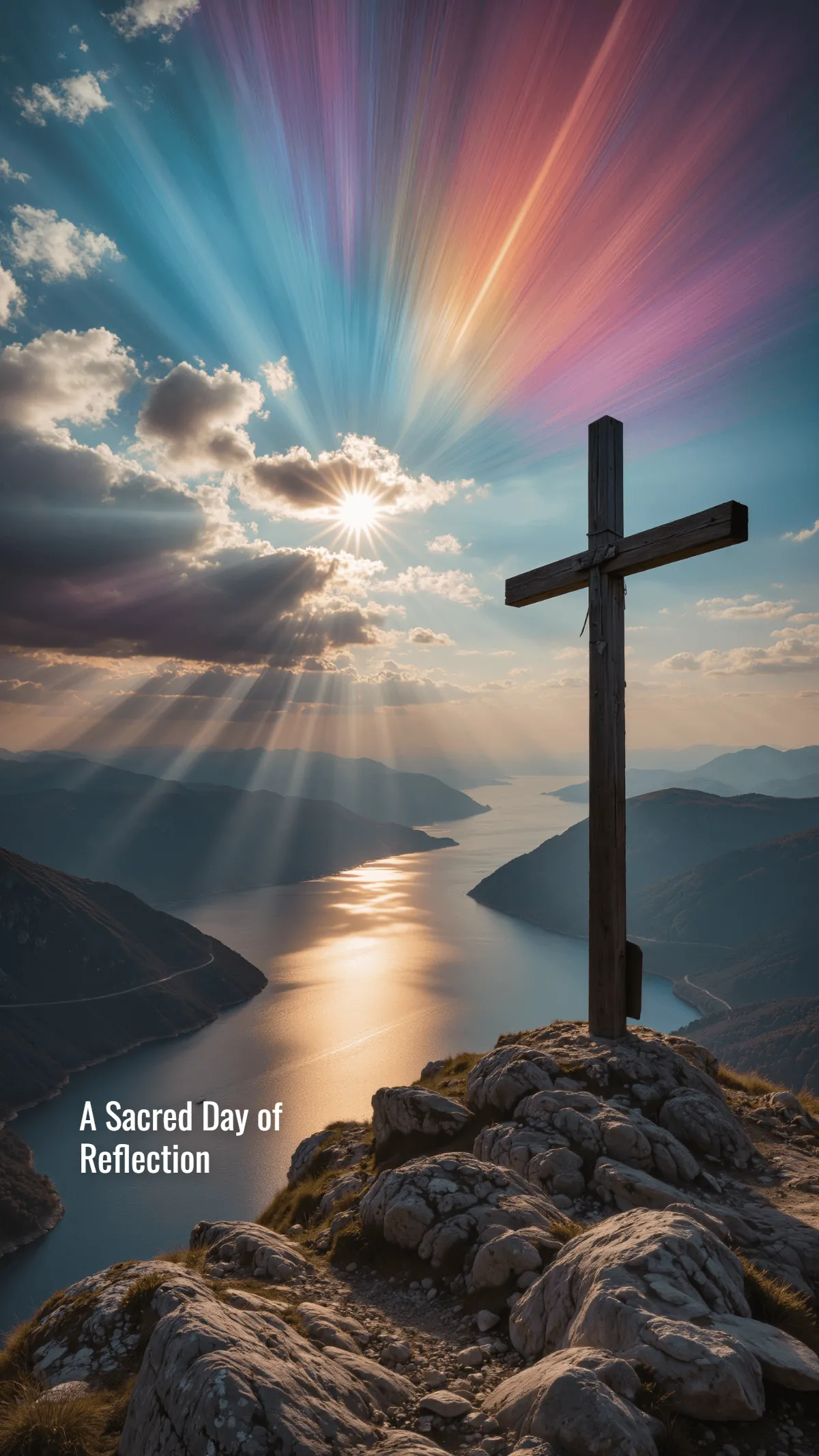 Free Sacred Good Friday Wallpaper Template to Edit Online