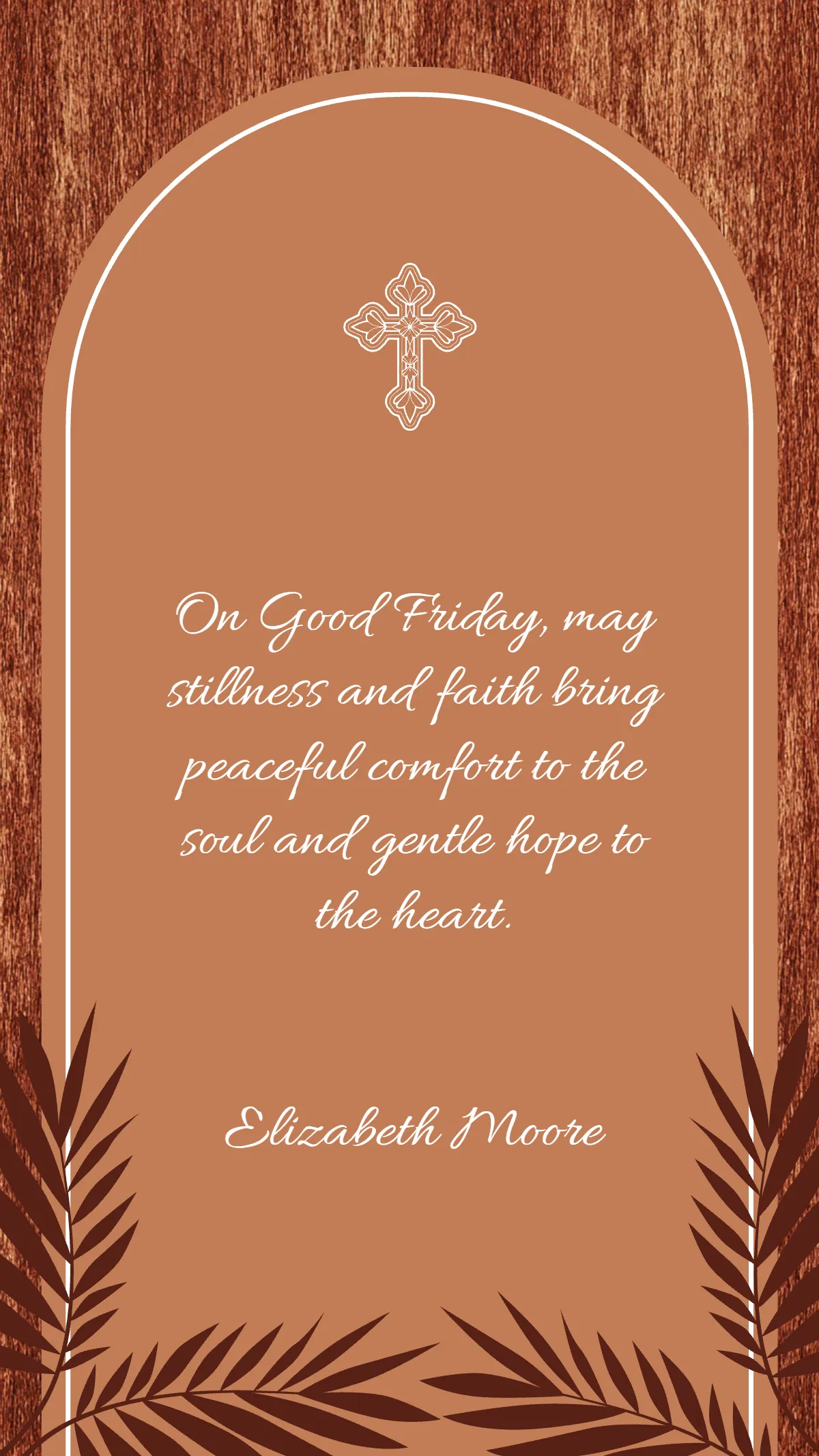 Free Peaceful Good Friday Quotes Template to Edit Online