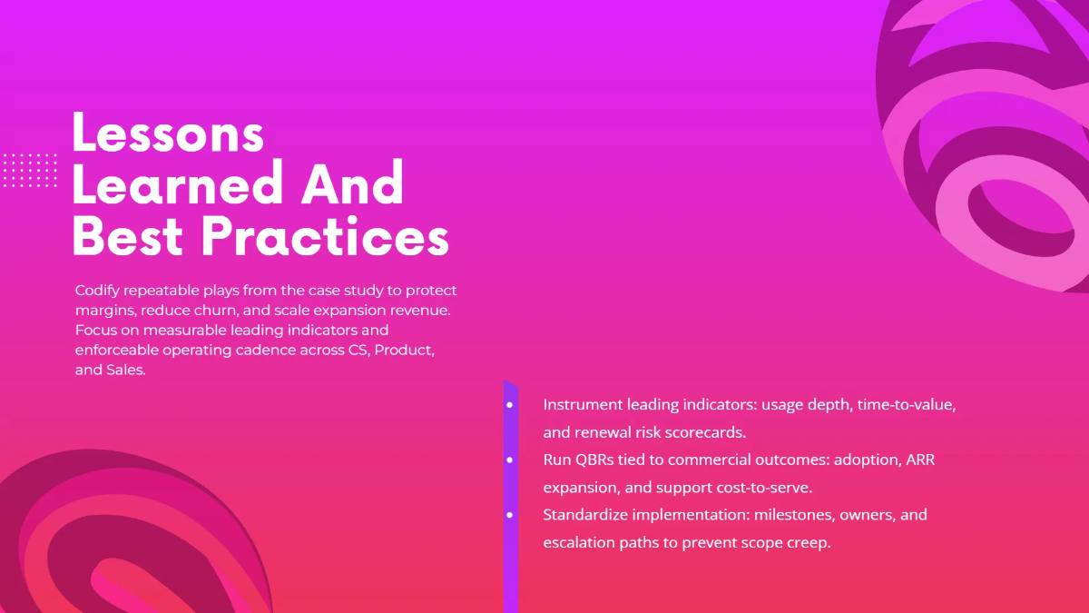 Free Customer Success Case Study Template to Edit Online