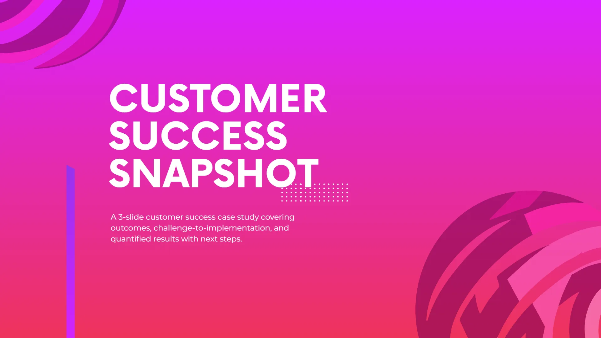 Free Customer Success Case Study Template to Edit Online Free Customer Success Case Study Template to Edit Online