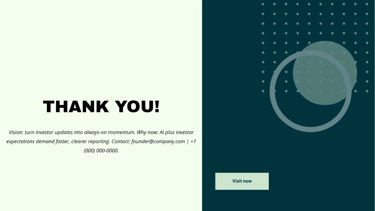 Free Demo Day Startup Investor Pitch Deck Template to Edit Online