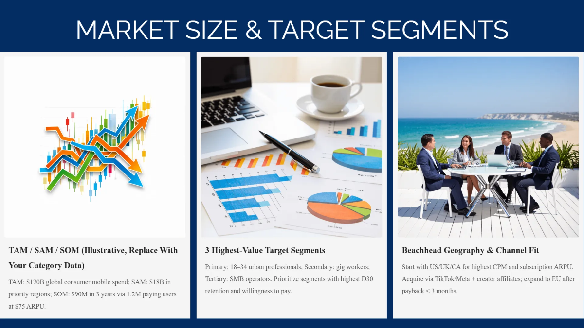 Free Mobile App Investor Performance Pitch Deck Template to Edit Online