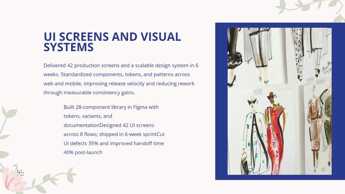 Free Visual Designer Portfolio Presentation Template to Edit Online