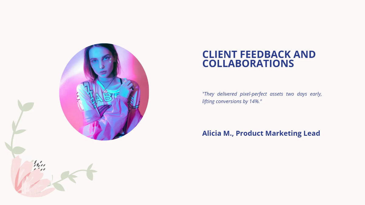 Free Visual Designer Portfolio Presentation Template to Edit Online