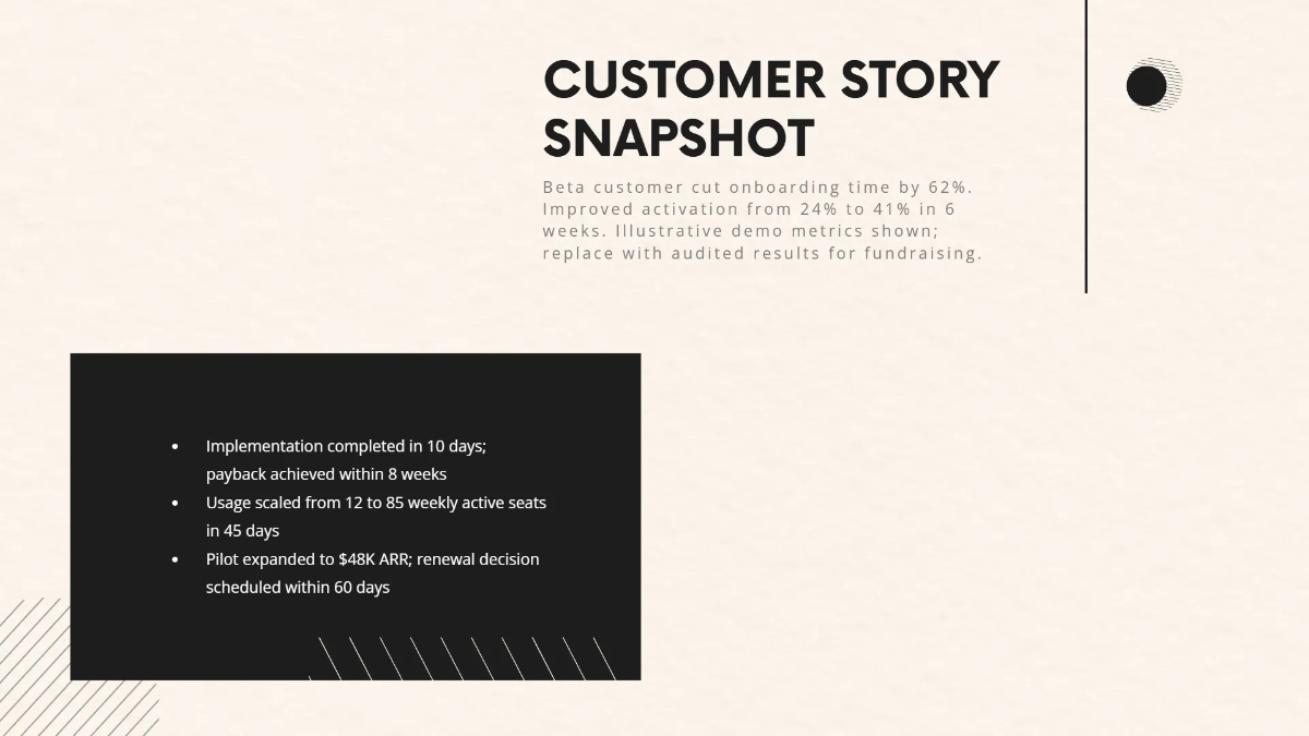 Free Startup Investor Pitch Deck Template to Edit Online