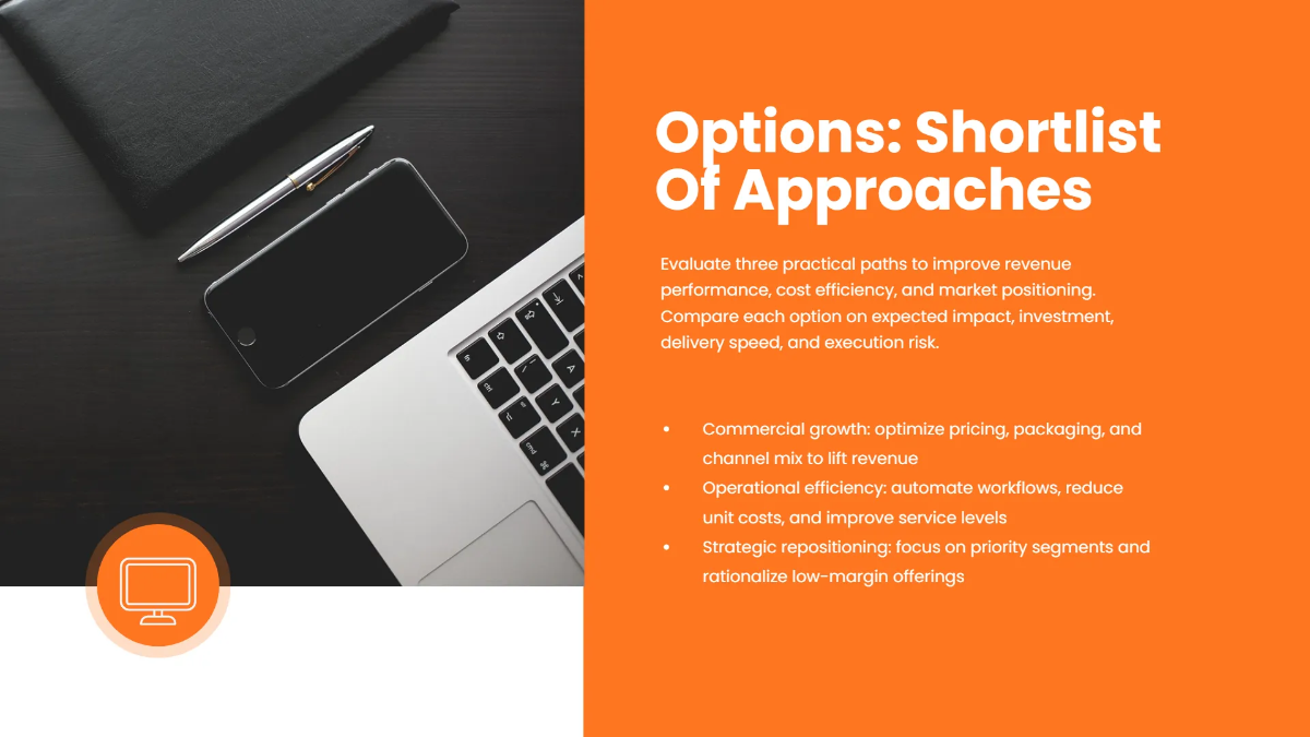 Free Consulting Framework Presentation Template to Edit Online
