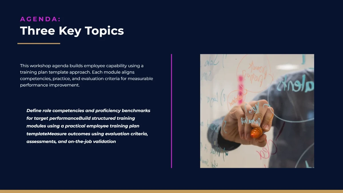 Free Training and Workshop Presentation Slides Template to Edit Online
