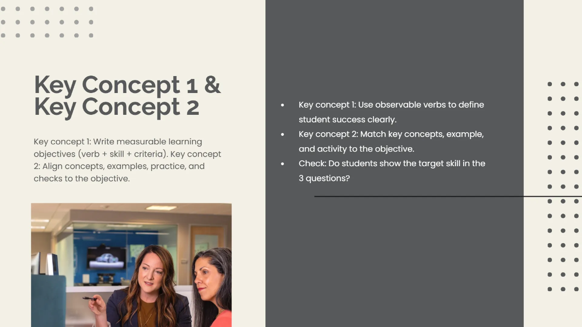Free Educational Lesson Presentation Template to Edit Online