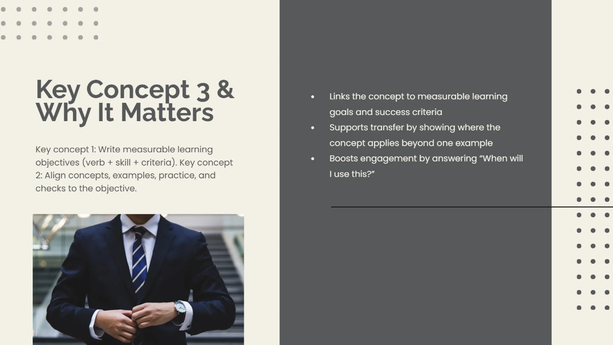 Free Educational Lesson Presentation Template to Edit Online