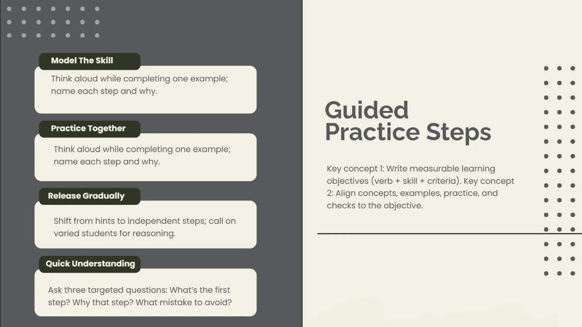 Free Educational Lesson Presentation Template to Edit Online