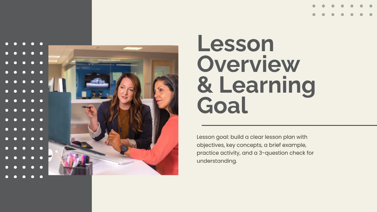 Free Educational Lesson Presentation Template to Edit Online Free Educational Lesson Presentation Template to Edit Online