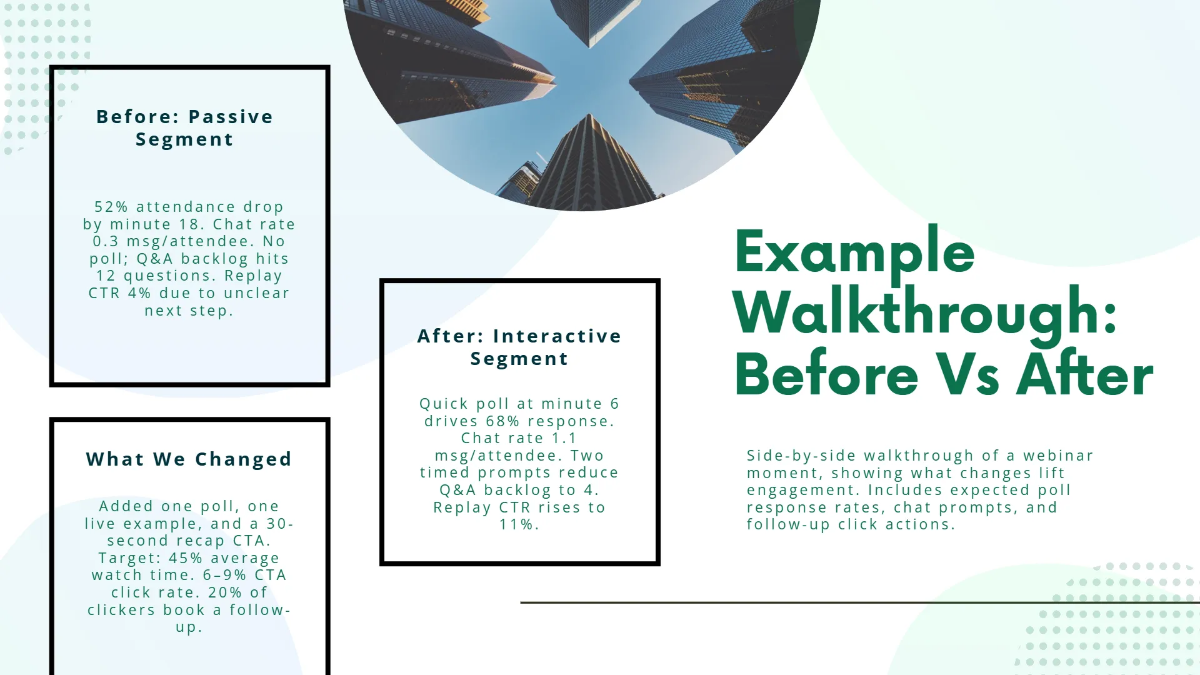 Free Webinar Presentation Slide Deck Template to Edit Online