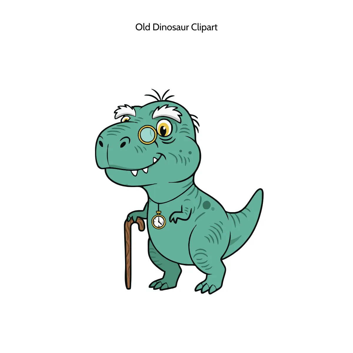 Free Old Dinosaur Clipart Template to Edit Online