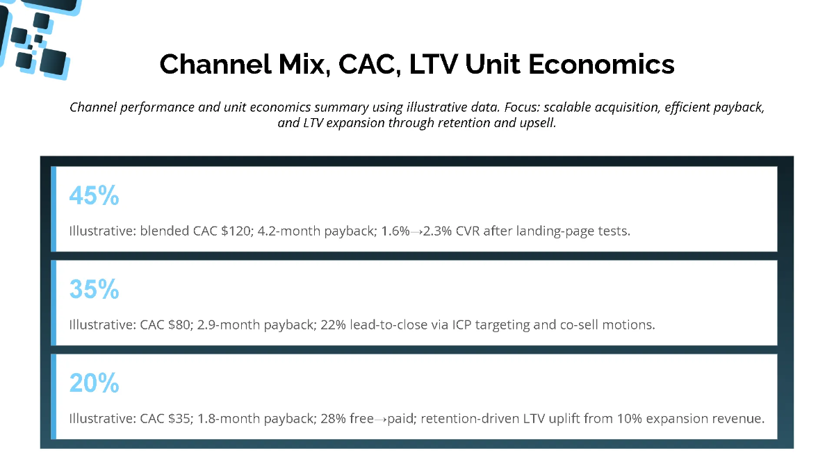 Free Traction & Growth Strategy Pitch Deck Template to Edit Online