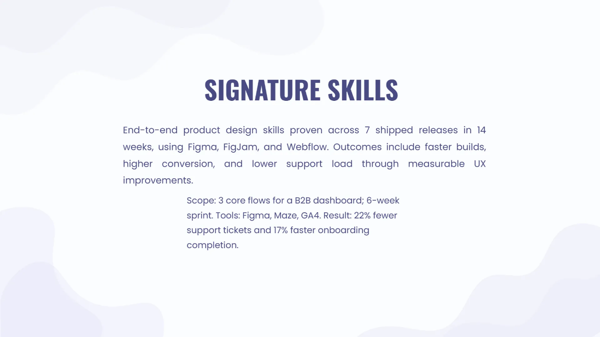 Free Minimalist Designer Portfolio Deck Template to Edit Online