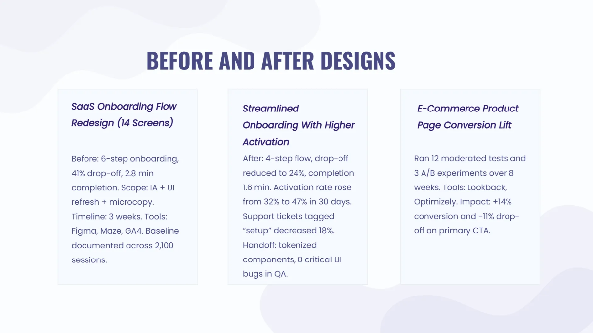 Free Minimalist Designer Portfolio Deck Template to Edit Online