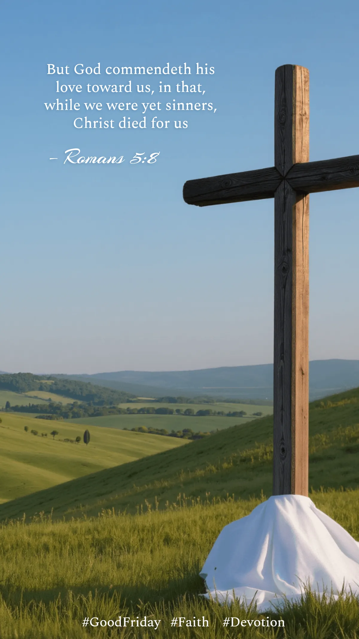 Free Sacred Devotion Good Friday Quote Template to Edit Online