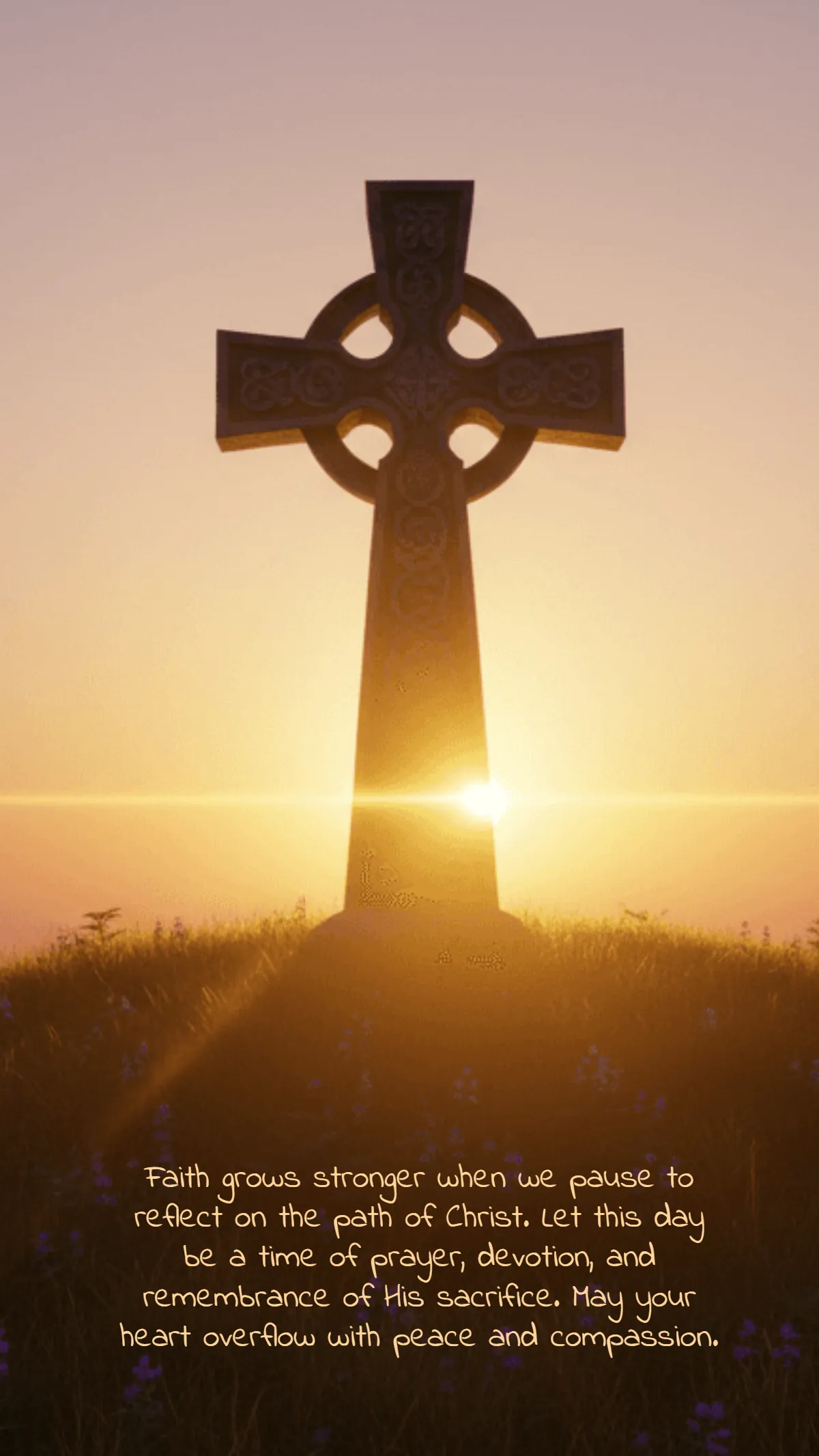 Free Faithful Reflection Good Friday Quote Template to Edit Online