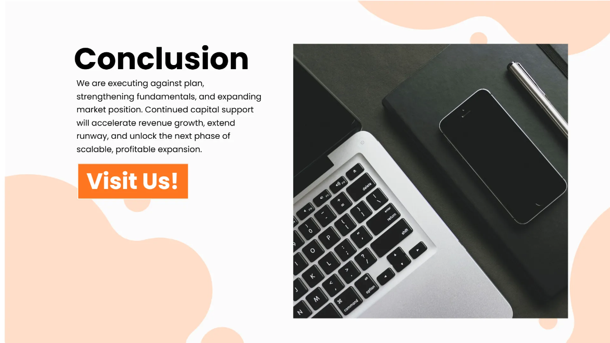 Free Investor Update Presentation Template to Edit Online