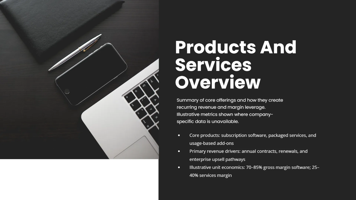 Free Company Overview Presentation Slides Template to Edit Online