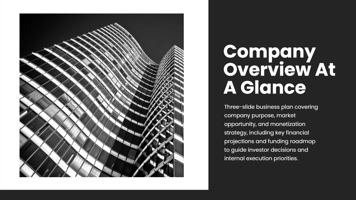 Free Company Overview Presentation Slides to Edit Online