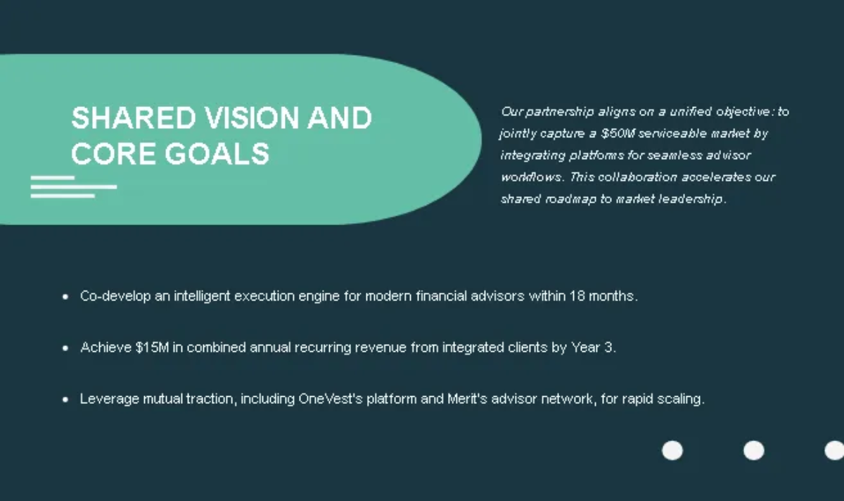 Free Strategic Partnership Pitch Deck Template to Edit Online