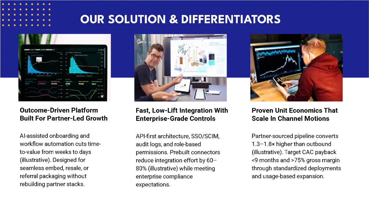 Free Strategic Partnership Pitch Deck Template to Edit Online