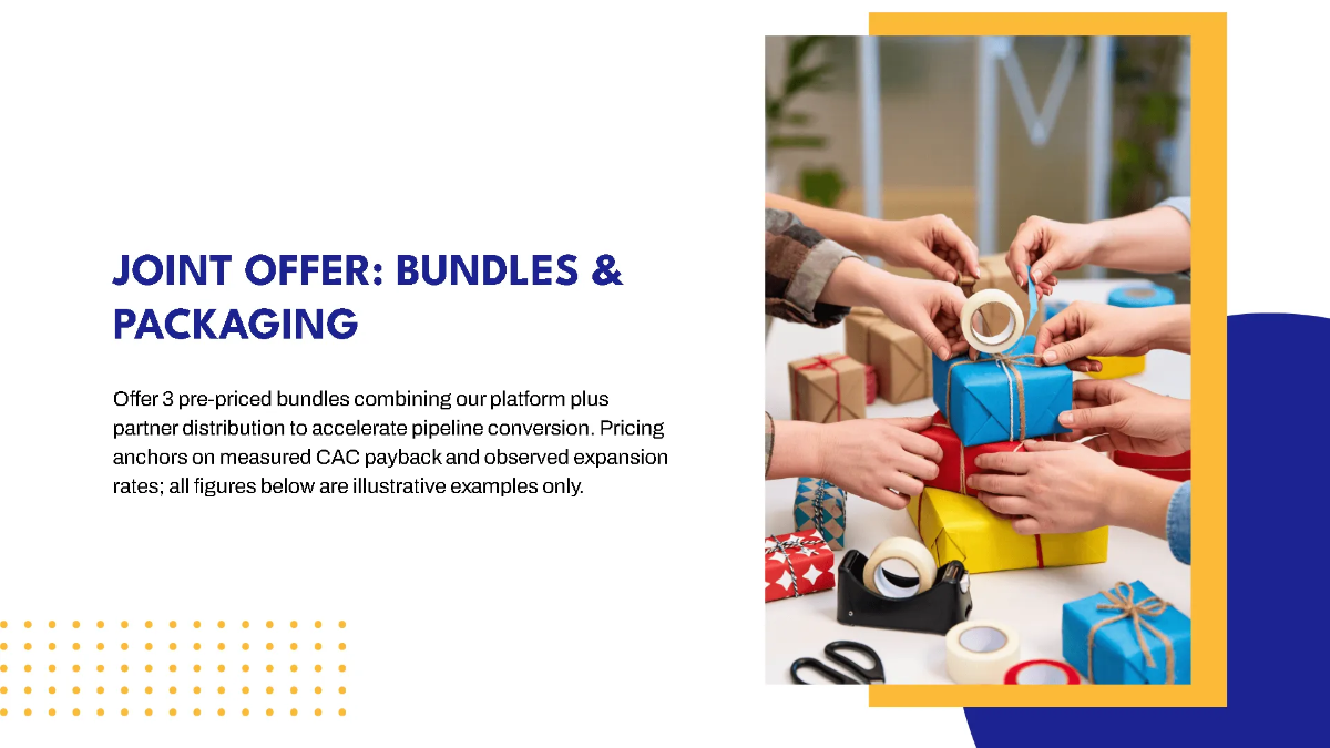 Free Strategic Partnership Pitch Deck Template to Edit Online